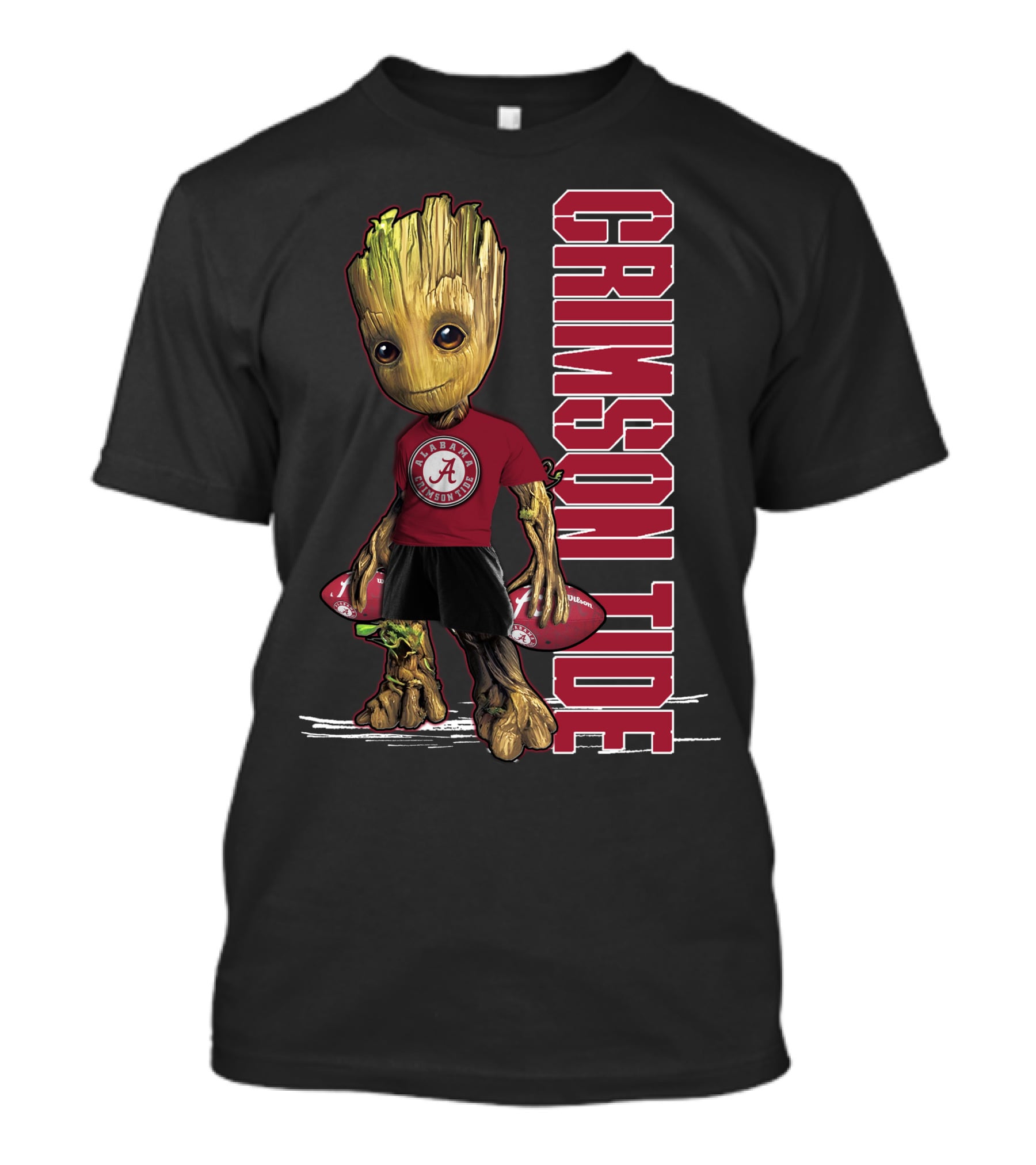 Groot Alabama Crimson Tide Football T-Shirt