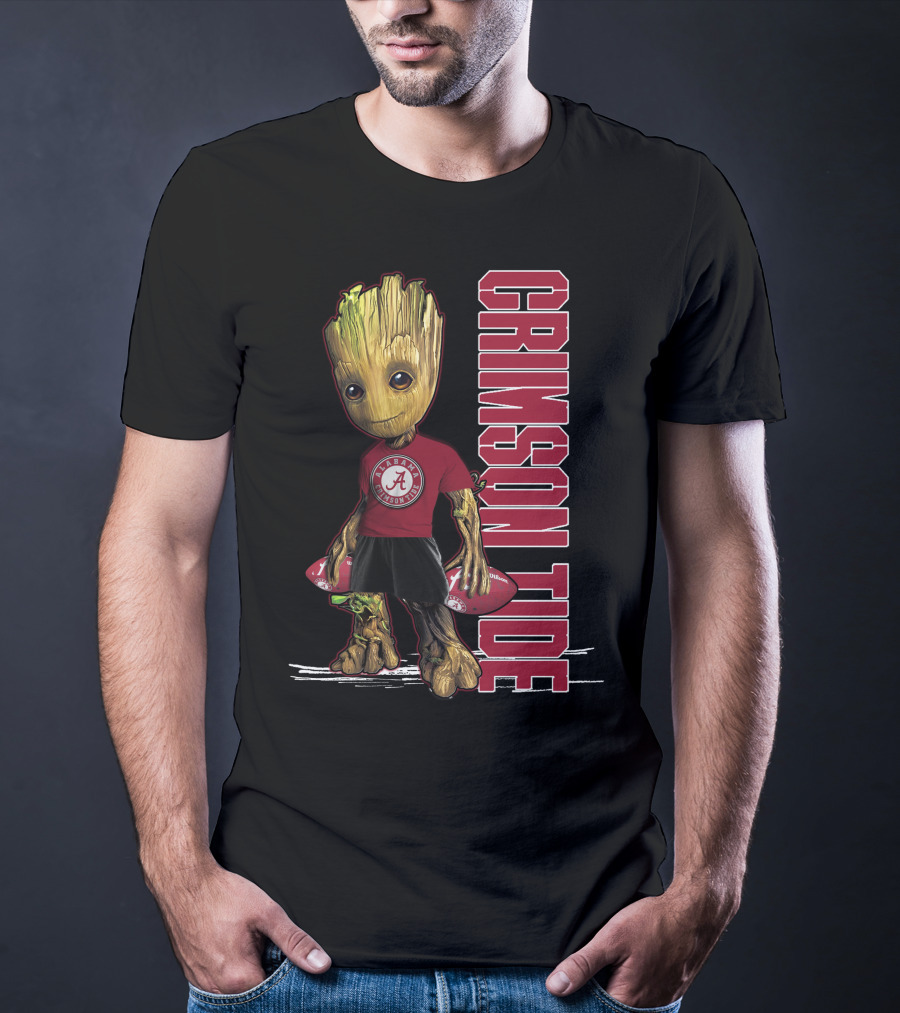 Groot Alabama Crimson Tide Football T-Shirt