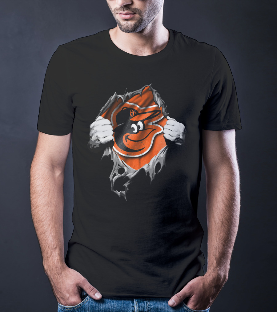 Torn Hands Baltimore Orioles Burst T-Shirt