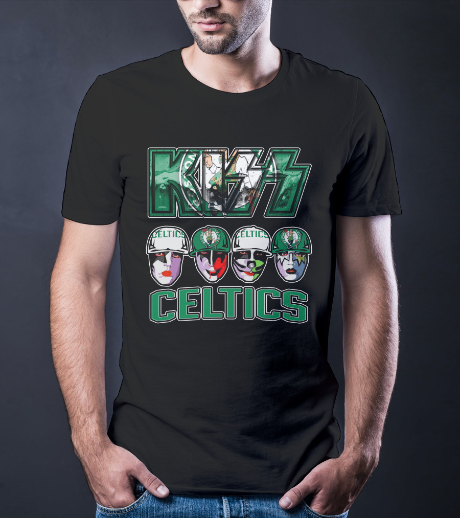 Kiss Celtics Boston Face Paint T-Shirt