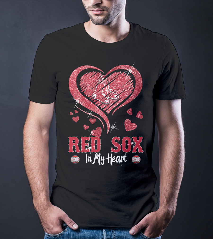 Red Sox In My Heart Boston T-Shirt