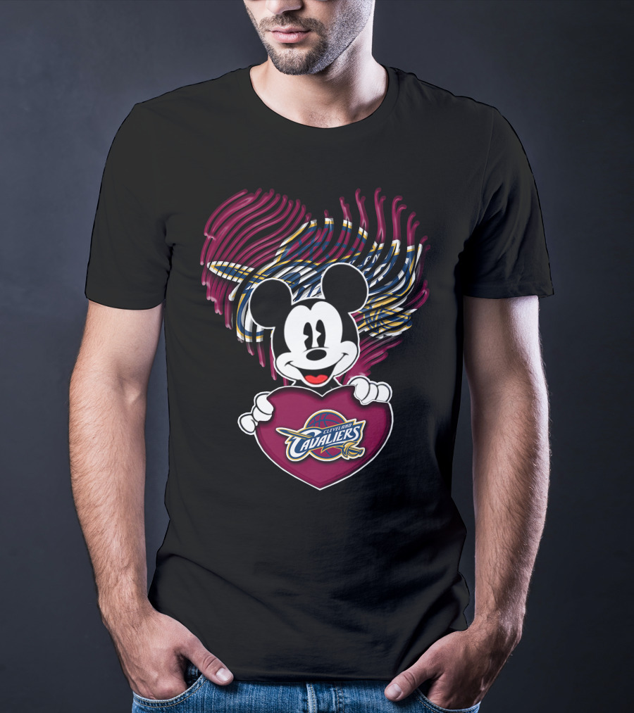 Mickey Mouse Cleveland Cavaliers Mashup T-Shirt