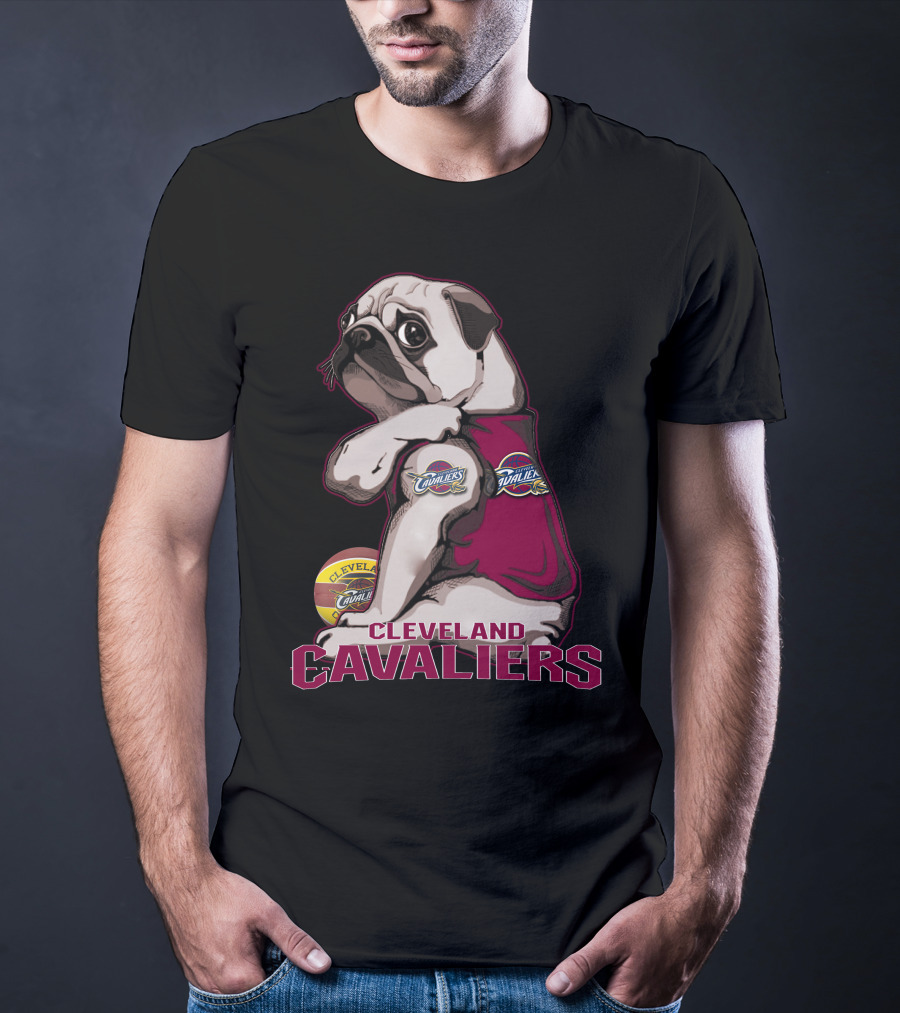 Cleveland Cavaliers Pug Basketball Team T-Shirt