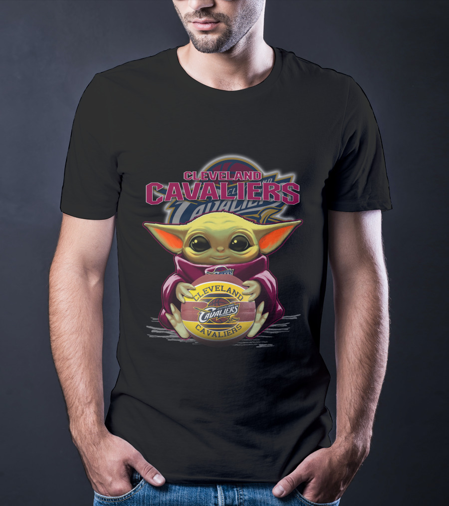 Cleveland Cavaliers Yoda With Basketball T-Shirt