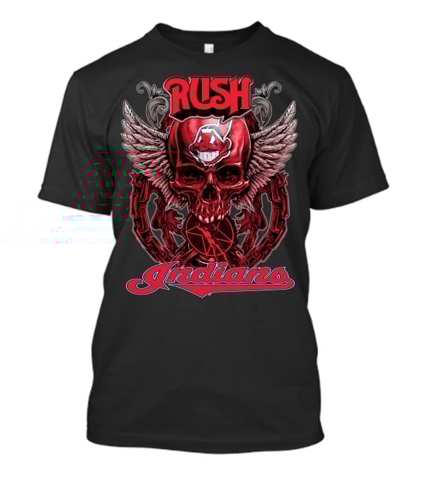 Rush Indians Skull Wings T-Shirt