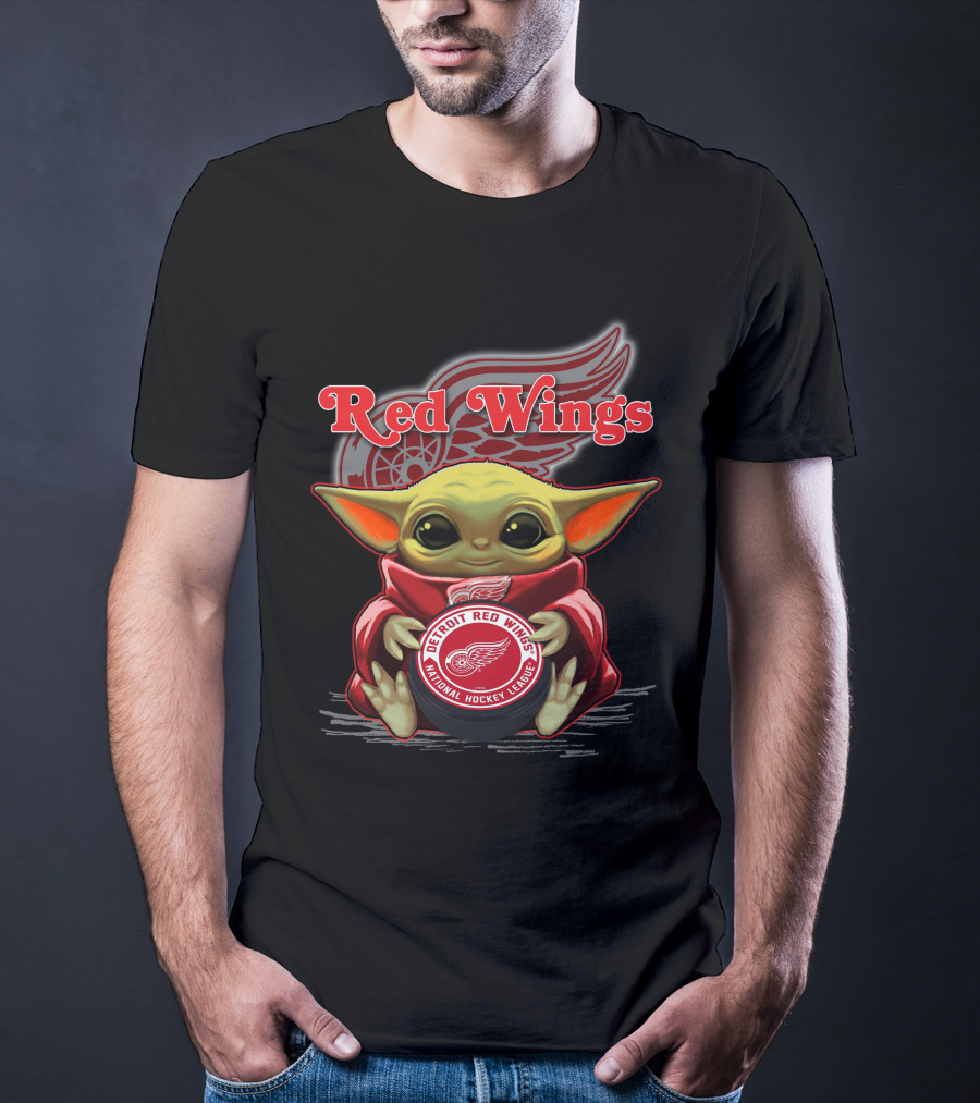 Yoda Detroit Red Wings NHL National Hockey League T-Shirt