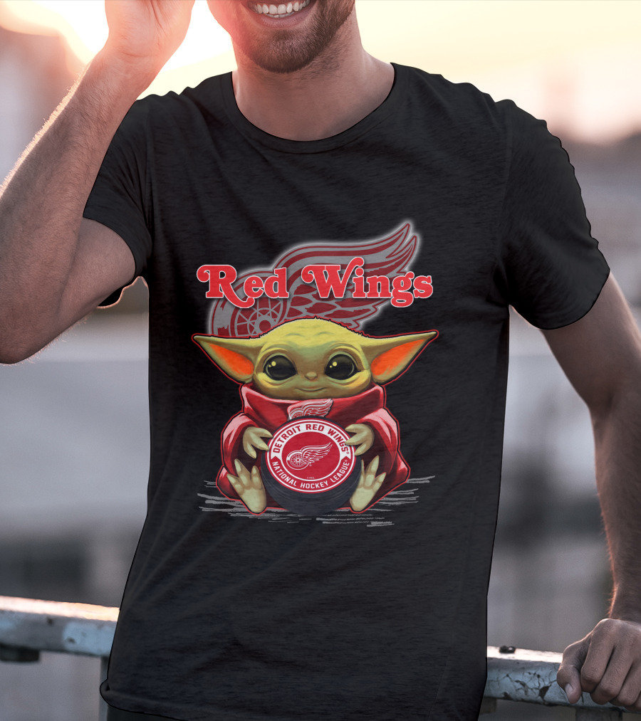 Yoda Detroit Red Wings NHL National Hockey League T-Shirt