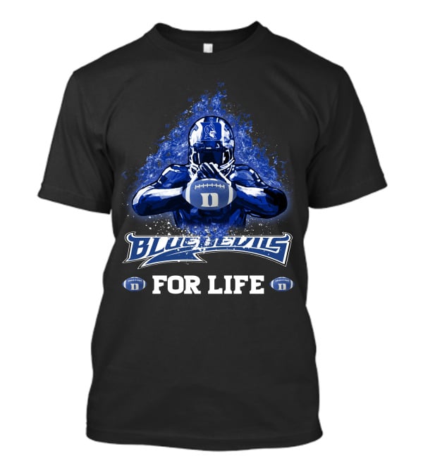 Blue Devils Football Duke For Life T-Shirt