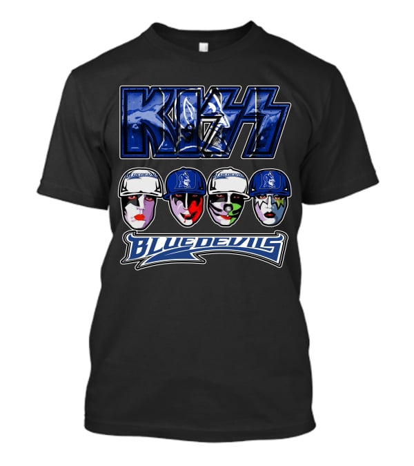KISS Duke Blue Devils Face Paint T-Shirt