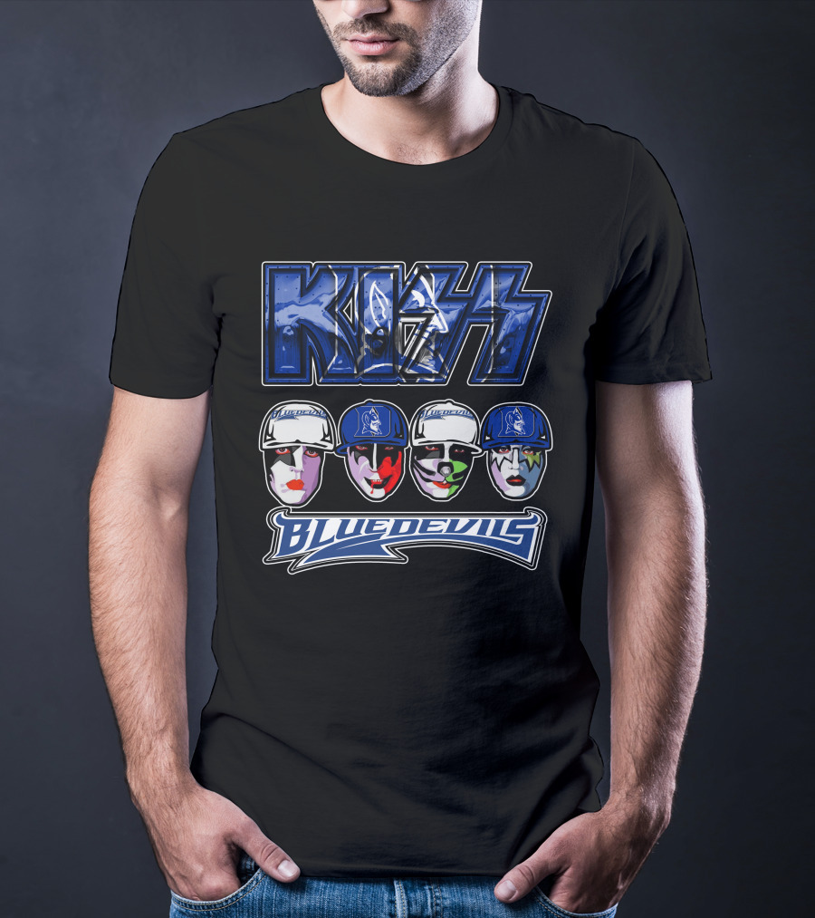 KISS Duke Blue Devils Face Paint T-Shirt