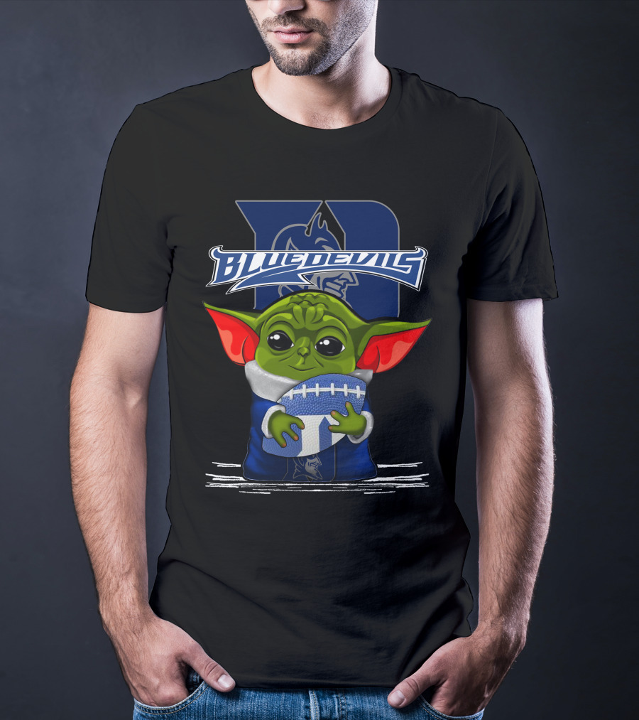 Yoda Blue Devils Duke Football Fan T-Shirt