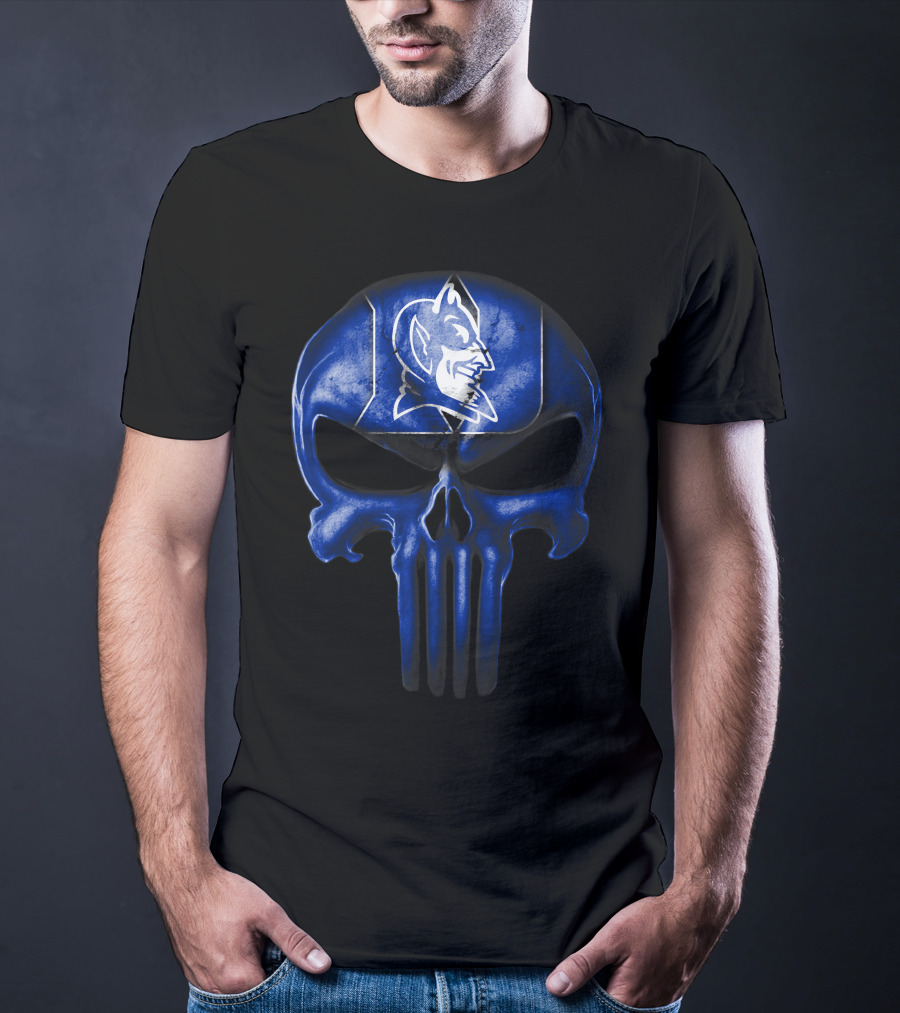 Skull Punisher Duke Blue Devils T-Shirt