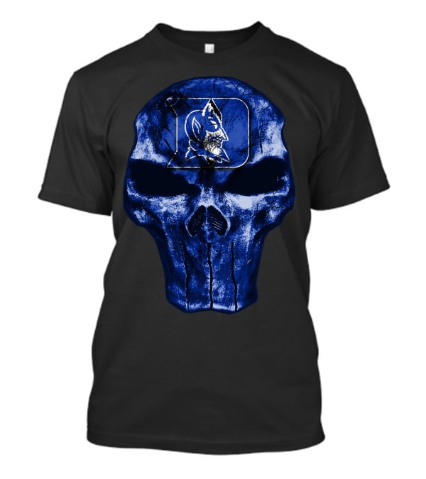 Duke Blue Devils Skull T-Shirt