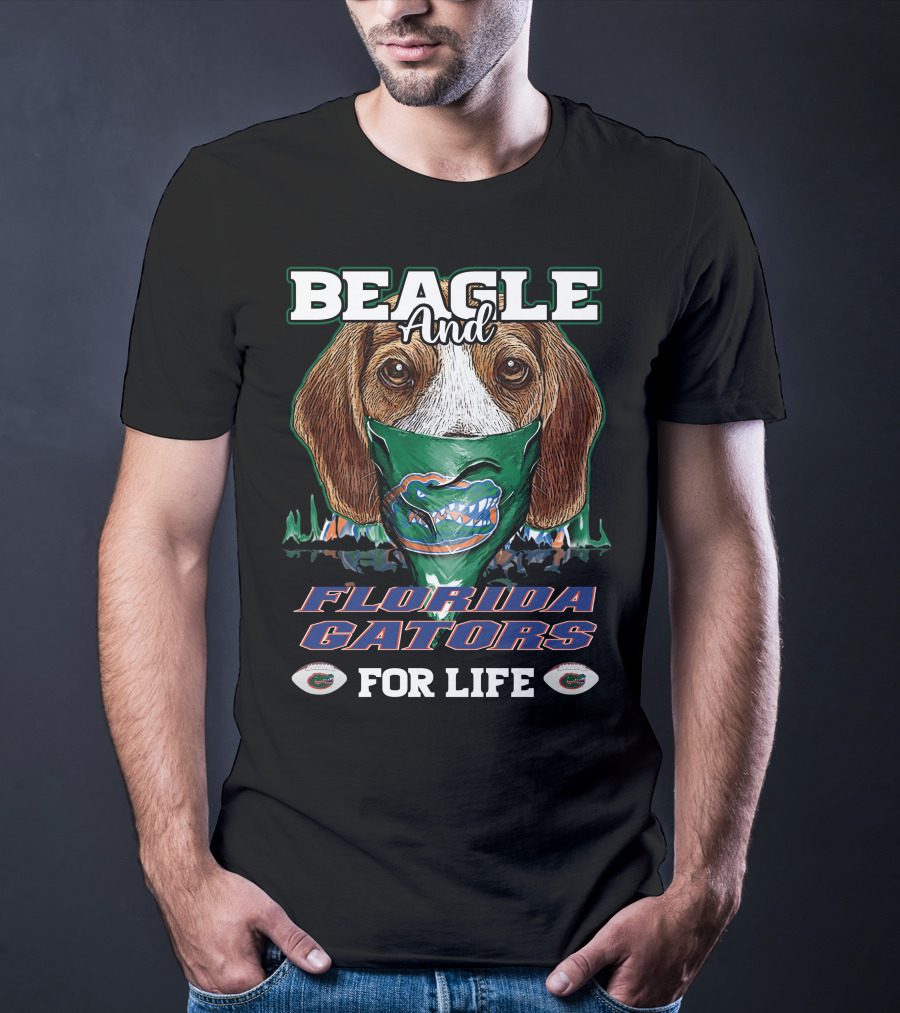Beagle And Florida Gators For Life T-Shirt