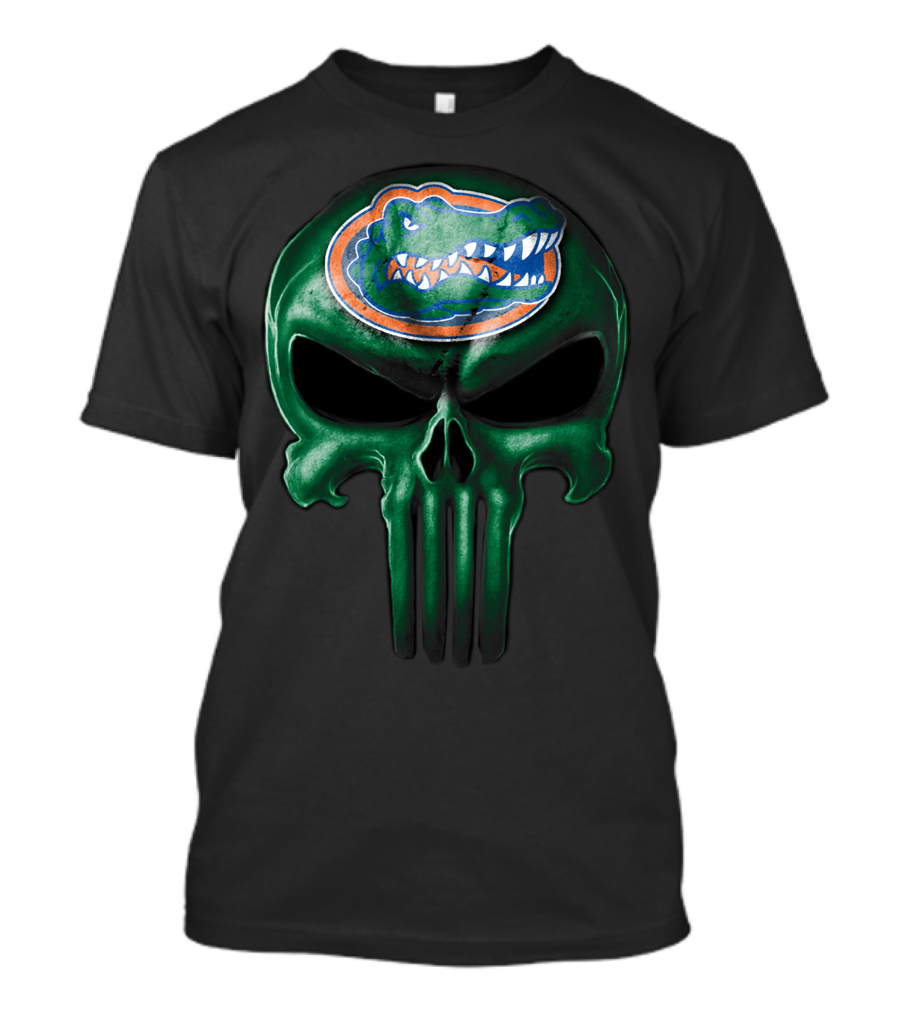 Florida Gators Skull Logo Hybrid T-Shirt