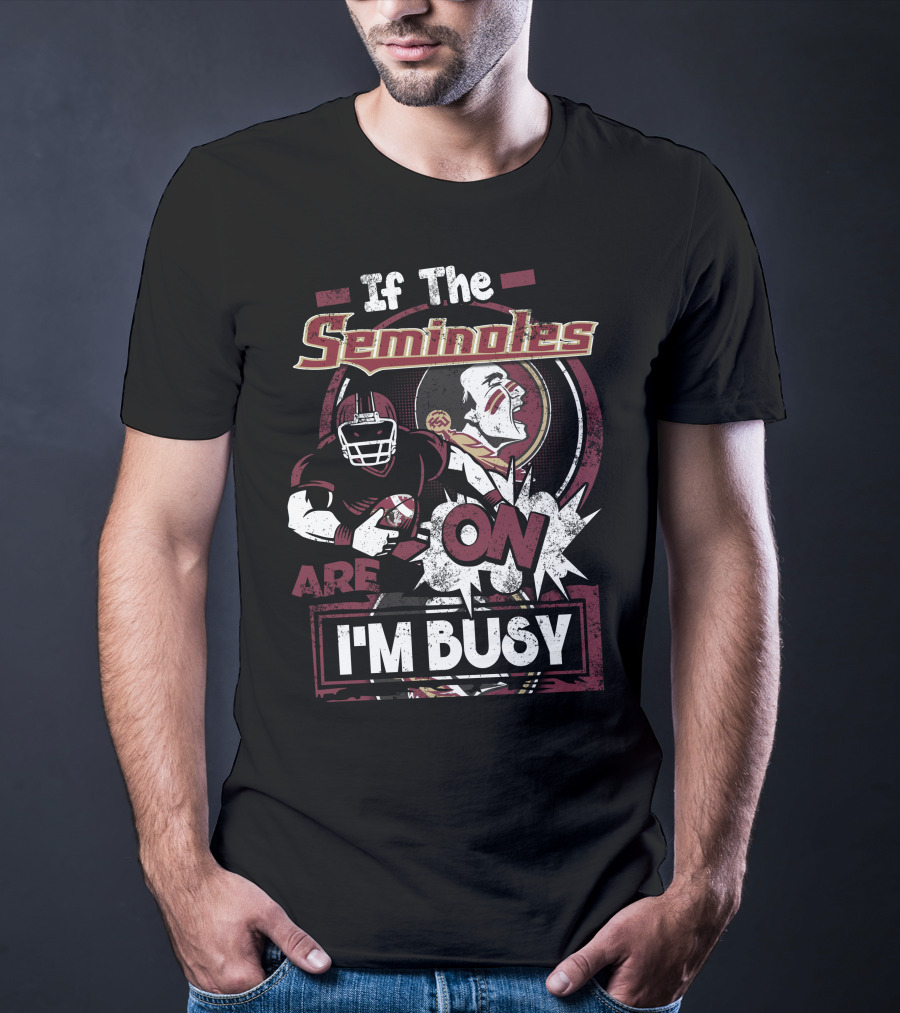 If The Seminoles Are On I'm Busy T-Shirt