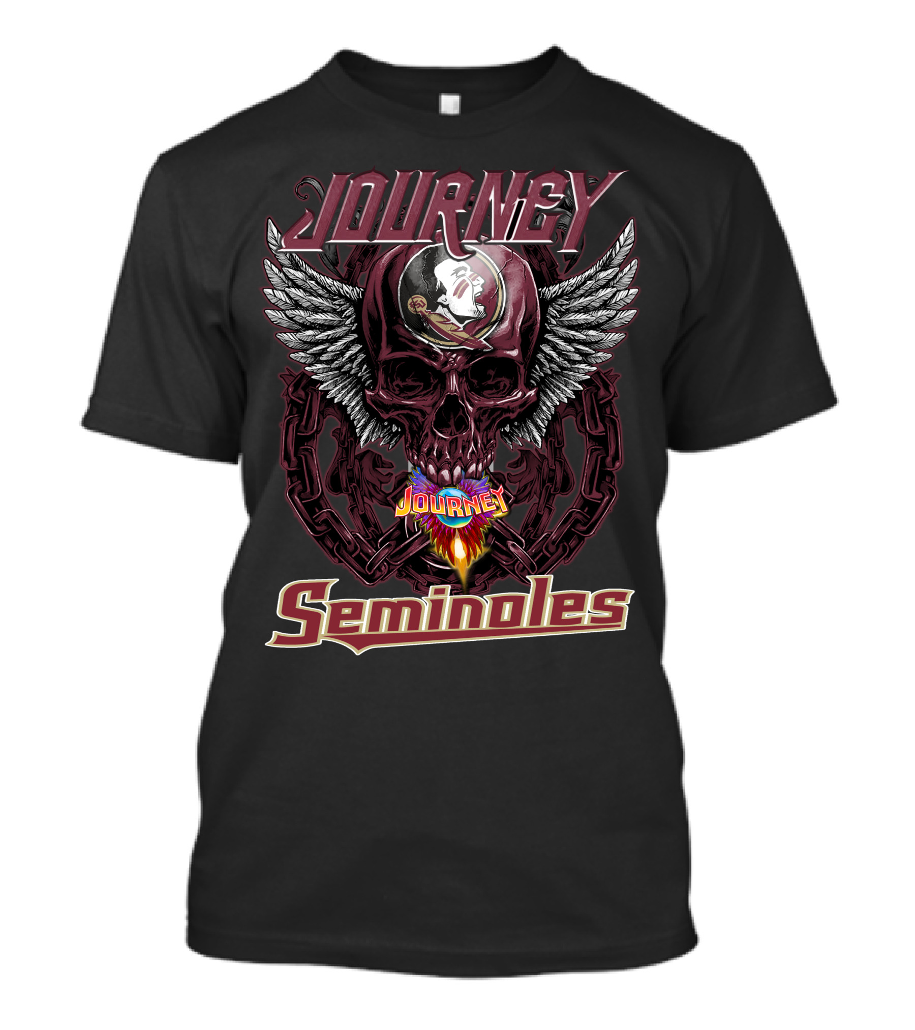 Journey Seminoles Wings And Chains T-Shirt