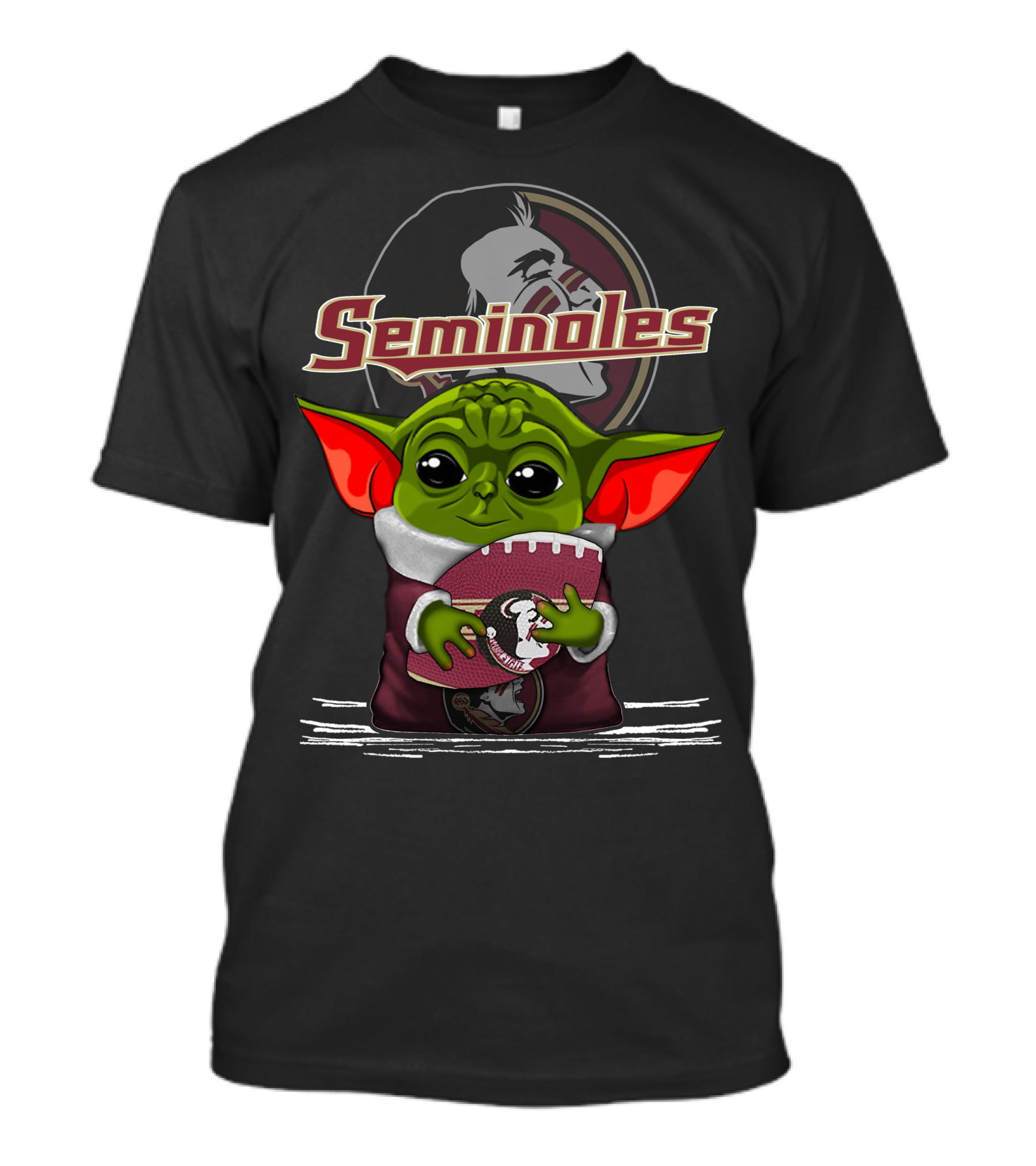 Seminoles Yoda Holding Florida State Football T-Shirt