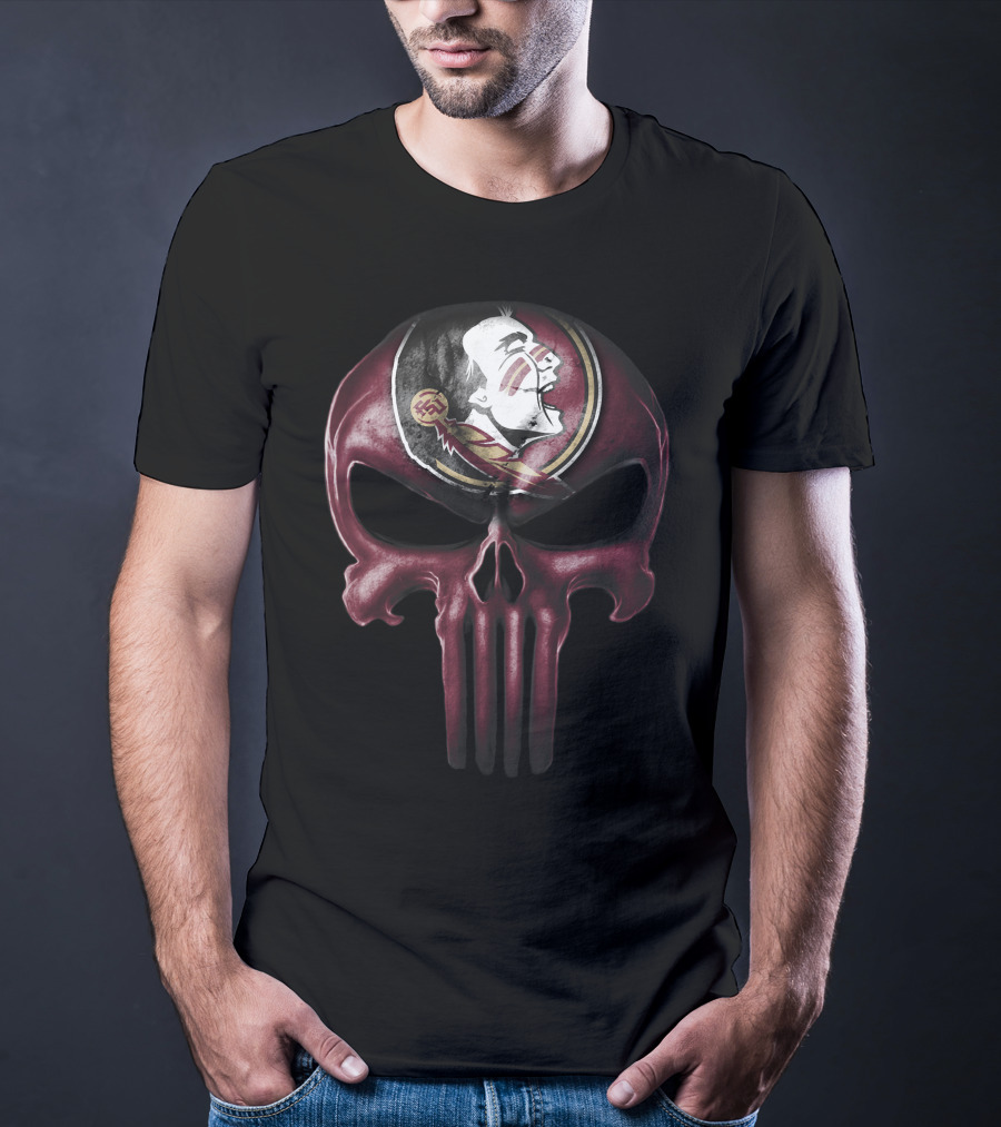 Skull Florida State Seminoles T-Shirt