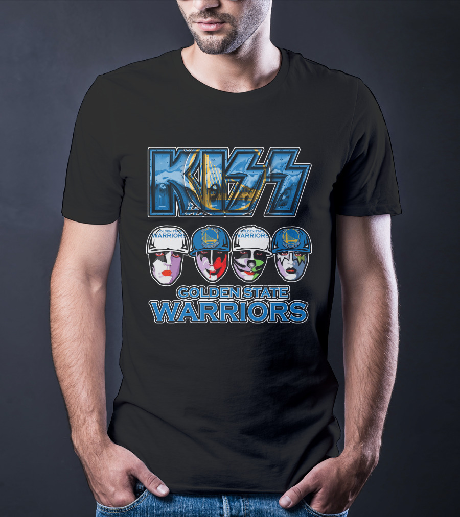 Kiss Golden State Warriors Tribute Faces T-Shirt