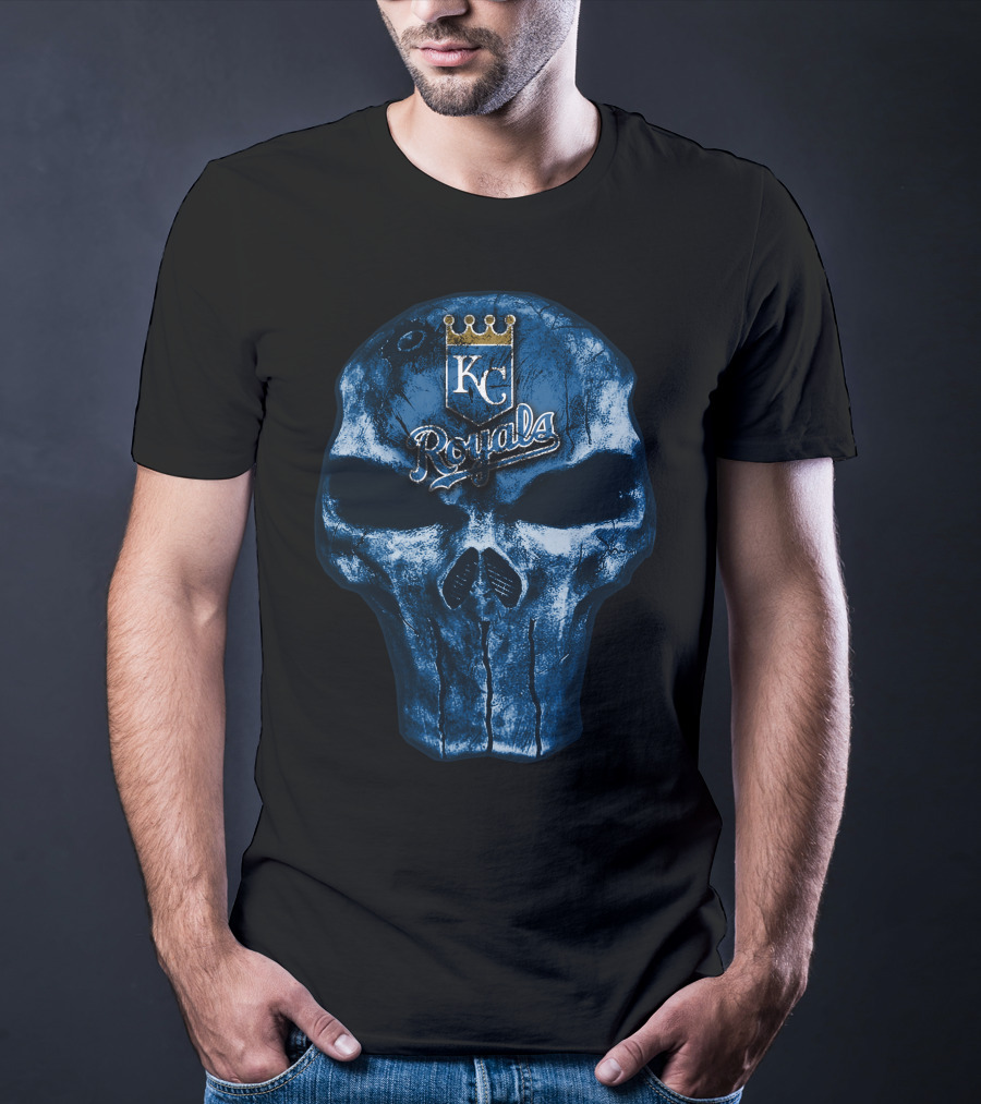 Skull Kansas City Royals KC T-Shirt