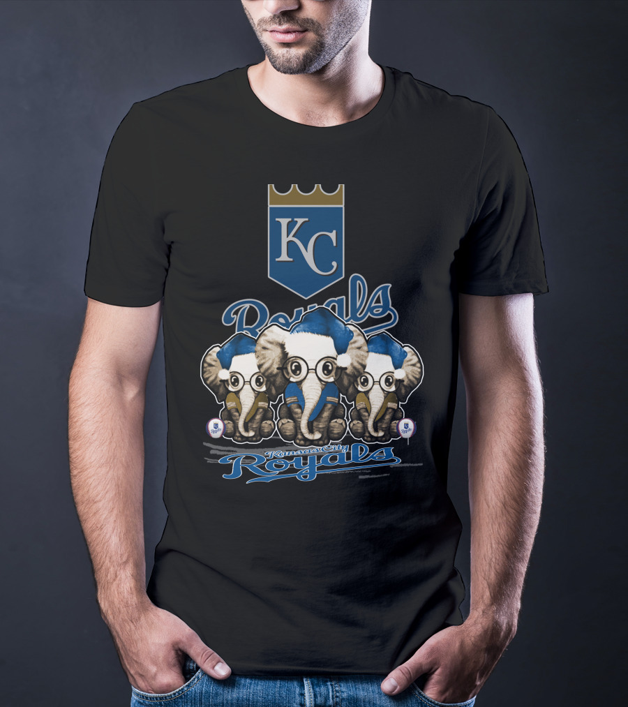 Kansas City Royals Christmas Elephants KC Royals T-Shirt
