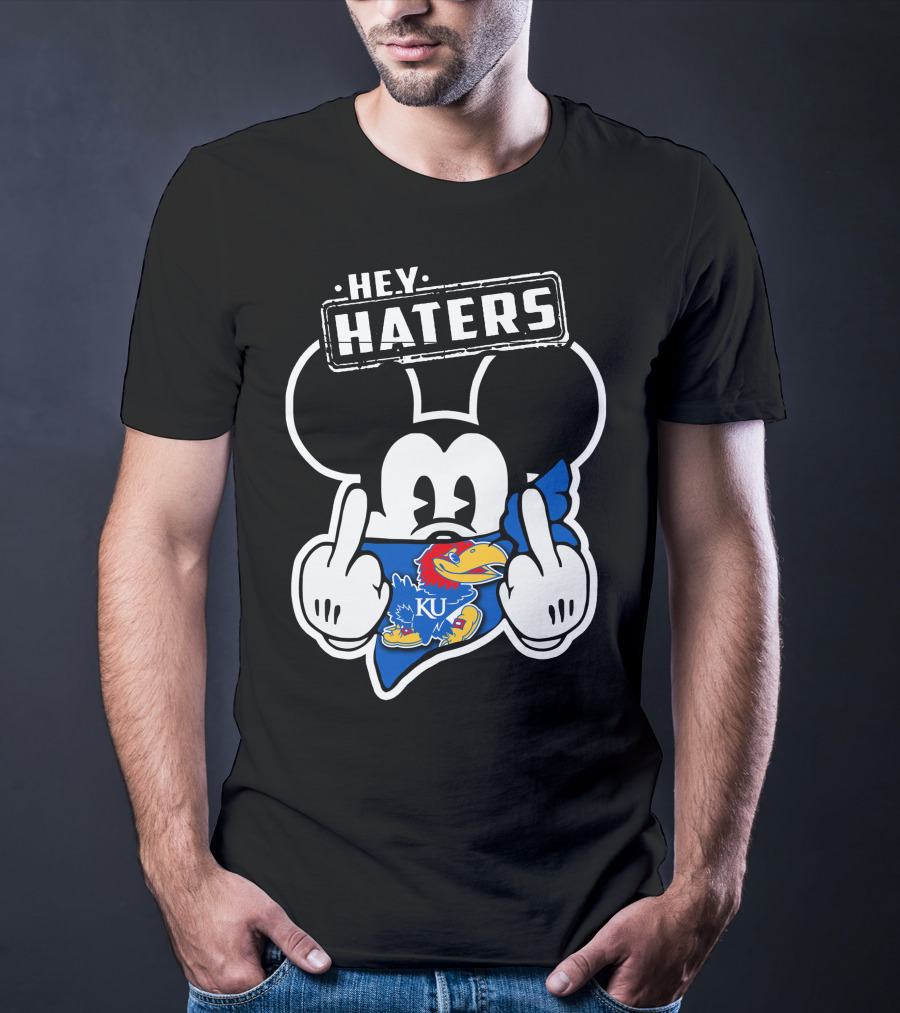 Hey Haters KU Kansas Jayhawks Mick T-Shirt