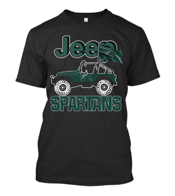 Jeep Michigan State Spartans Off-Road Adventure T-Shirt