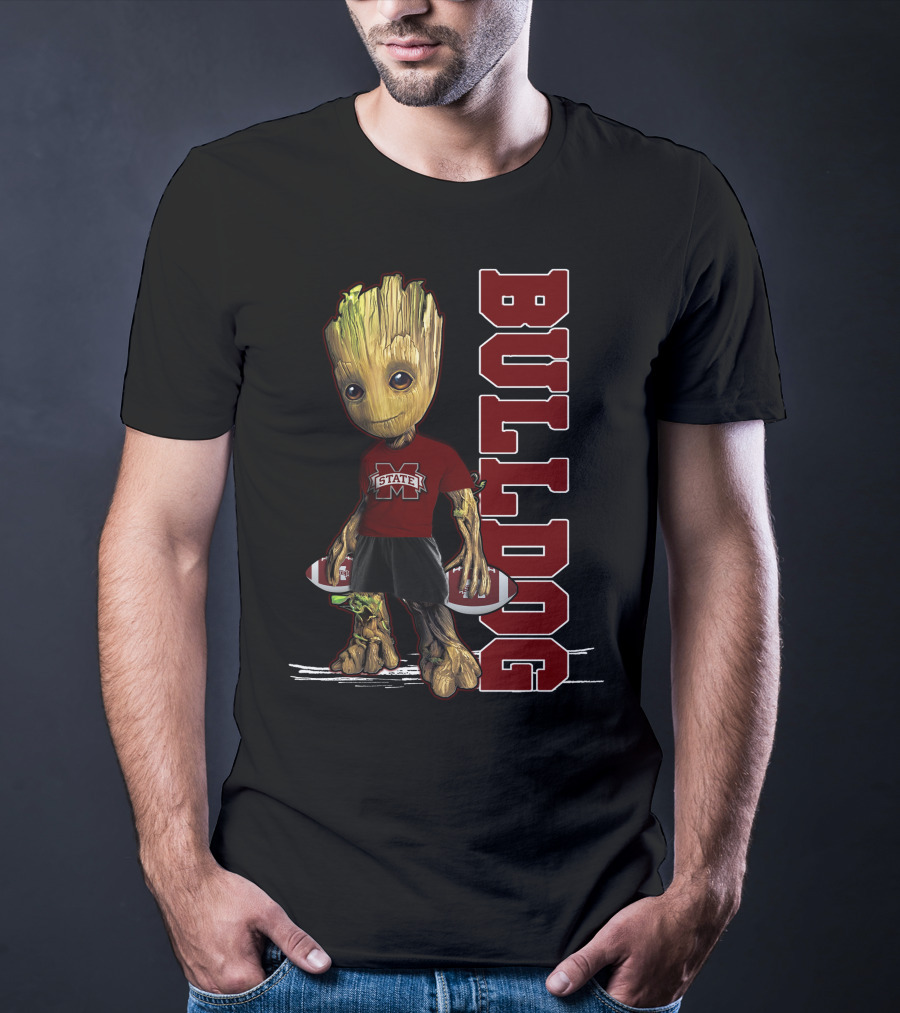 Groot Mississippi State Bulldogs Football Fan T-Shirt