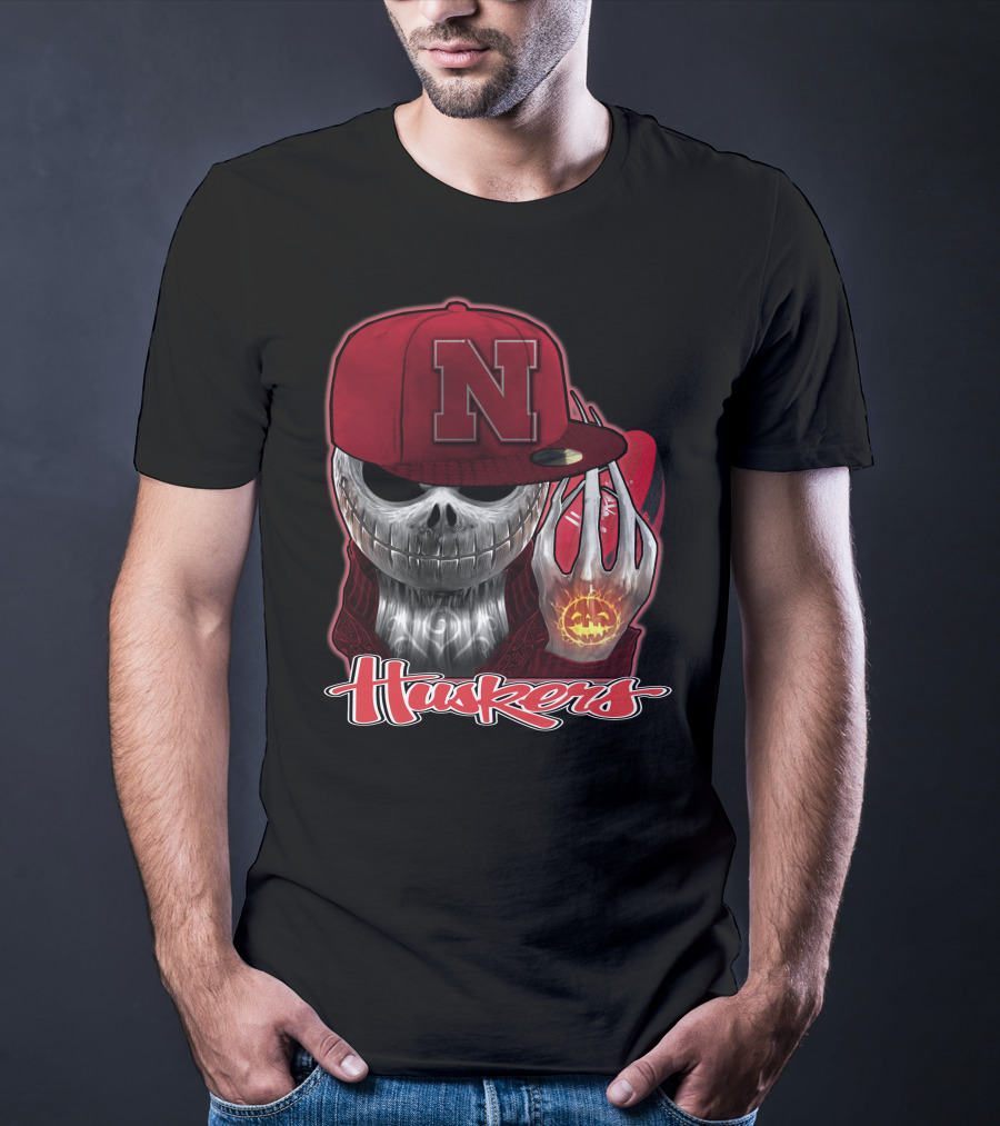 Jackskull Huskers N Logo Nebraska Cornhuskers T-Shirt