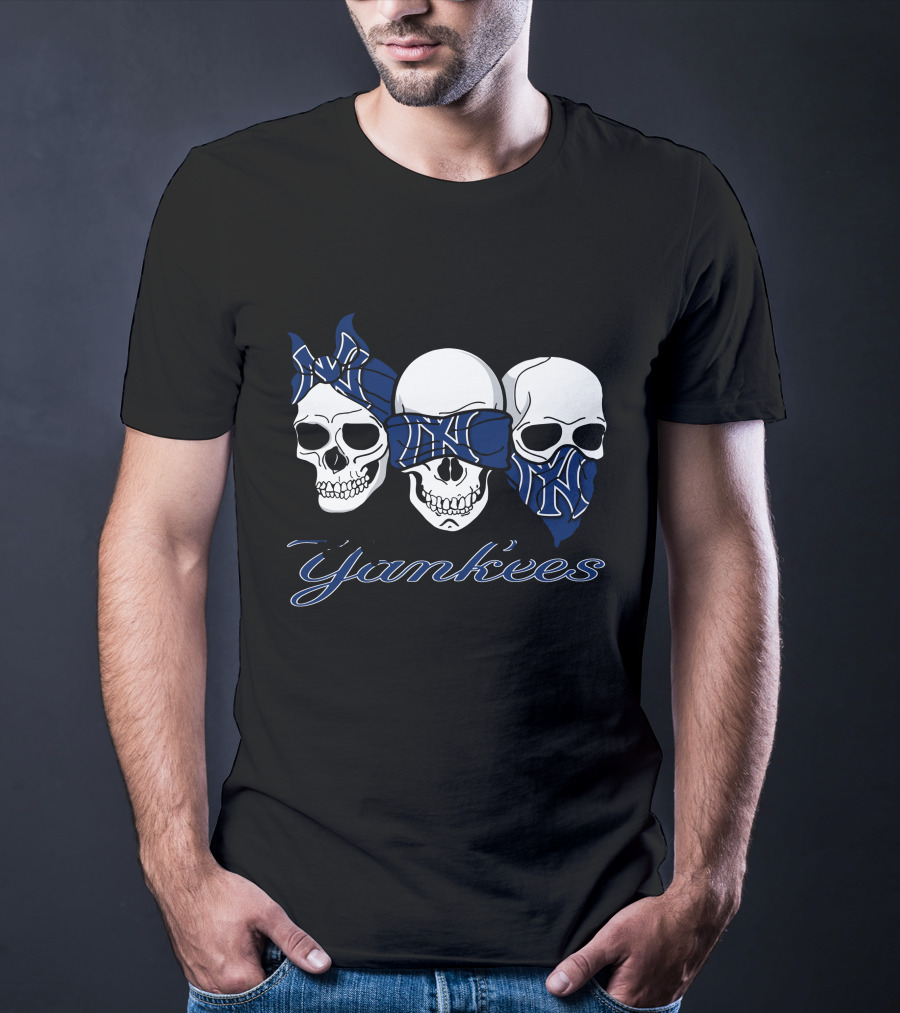 3 Skull Yankees Bandana T-Shirt
