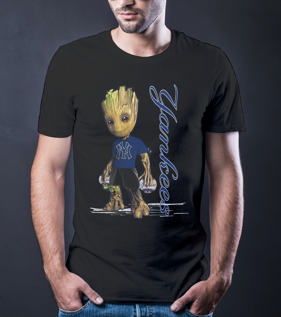 Groot Yankees NY Baseball Fan Iconic T-Shirt