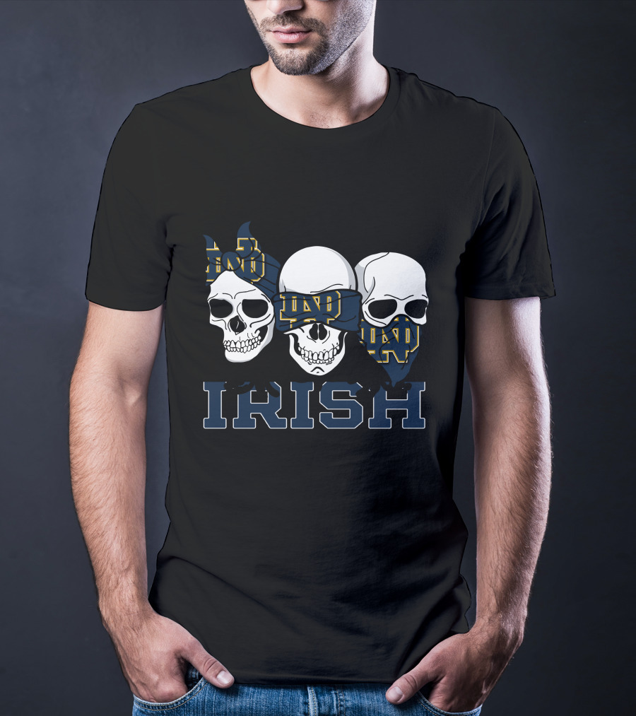 Notre Dame Fighting Irish Skull Trio T-Shirt