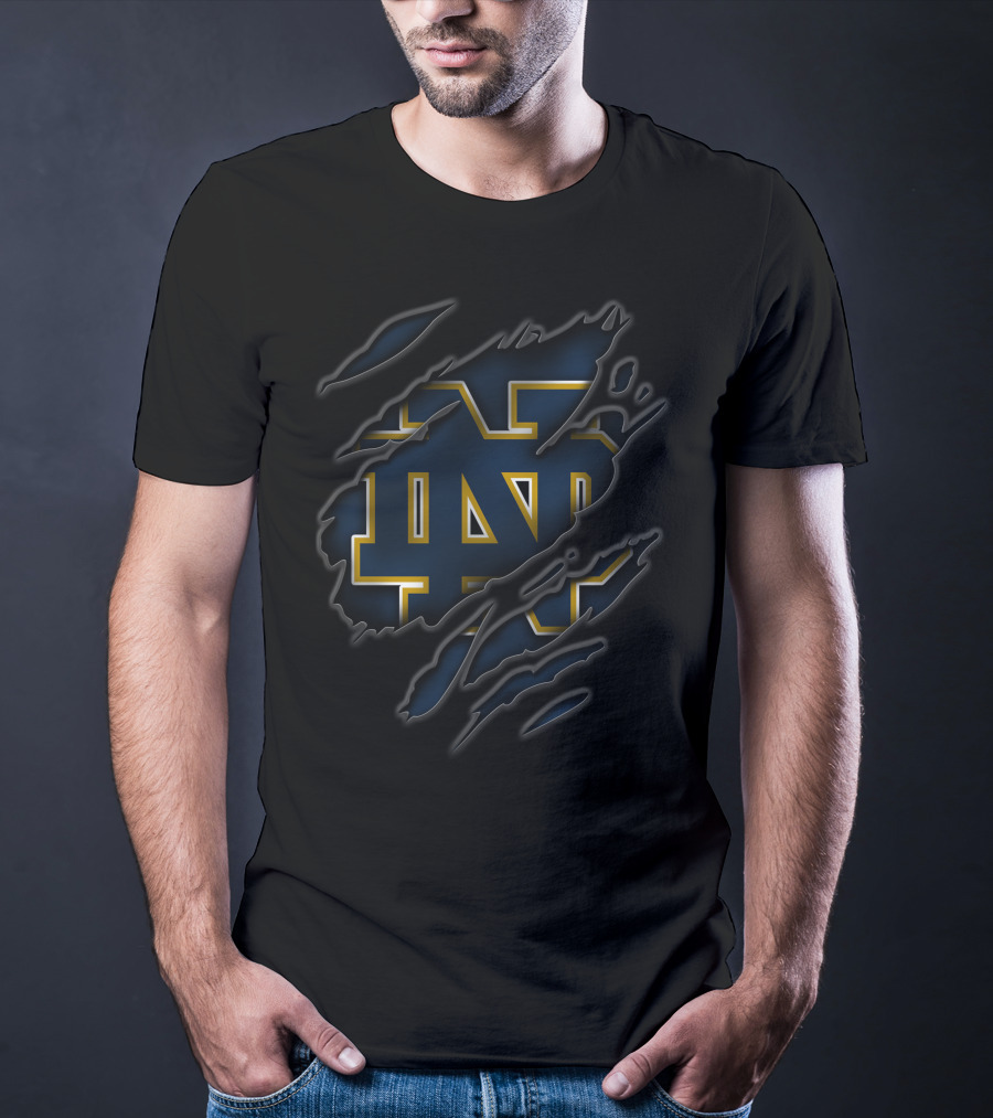 Notre Dame Fighting Irish Claw Marks T-Shirt