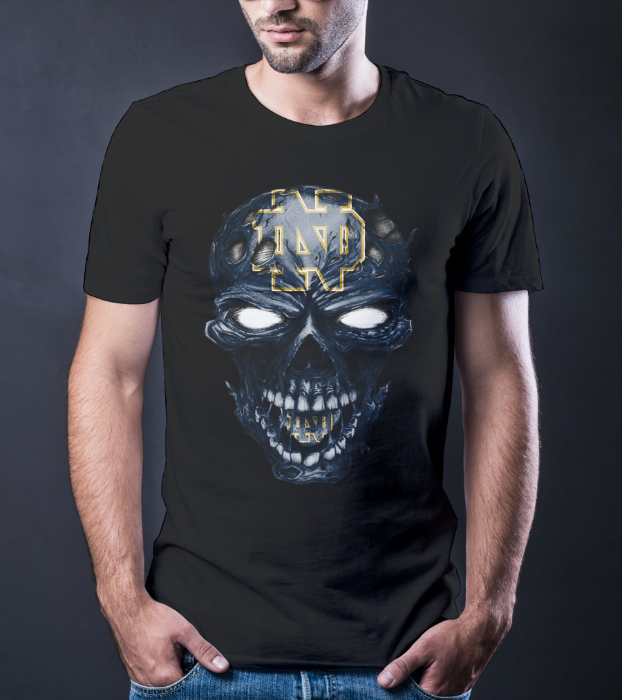 Skull ND Fighting Irish T-Shirt