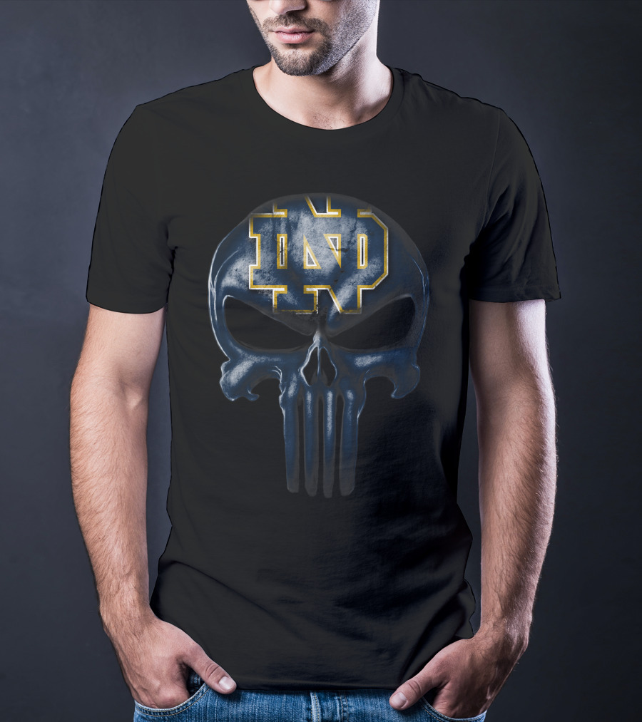 Notre Dame Fighting Irish Skull ND T-Shirt