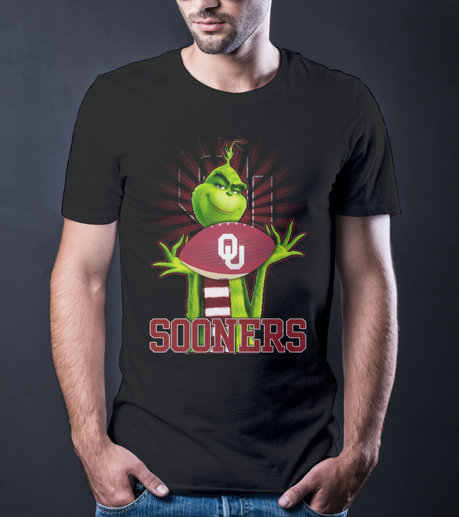 Grinch OU Sooners Football T-Shirt