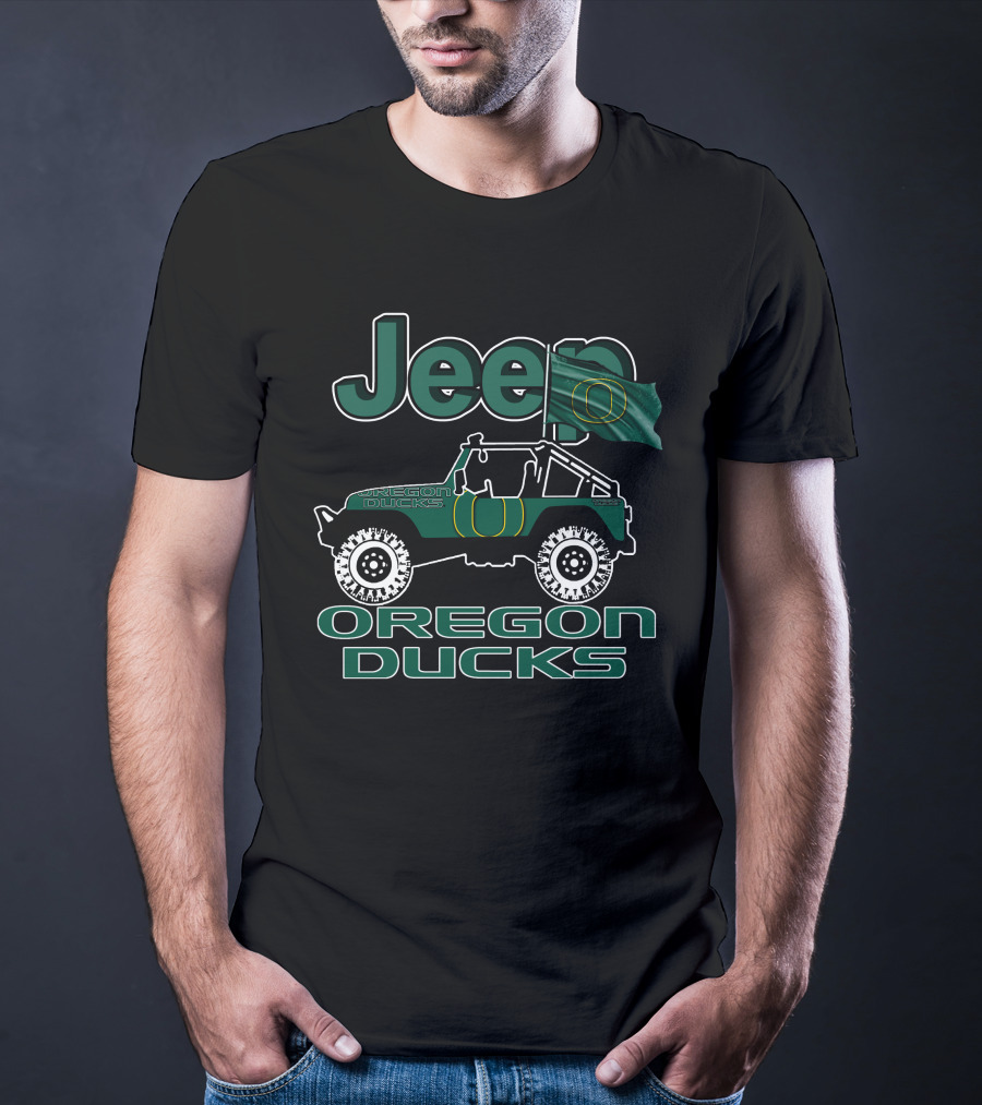 Jeep Oregon Ducks Off-Road Enthusiast Top T-Shirt
