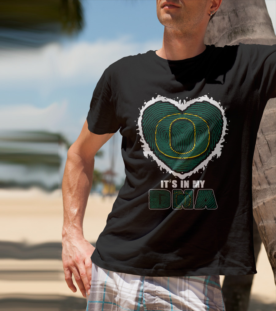 Oregon Ducks Heart It's In My DNA T-Shirt