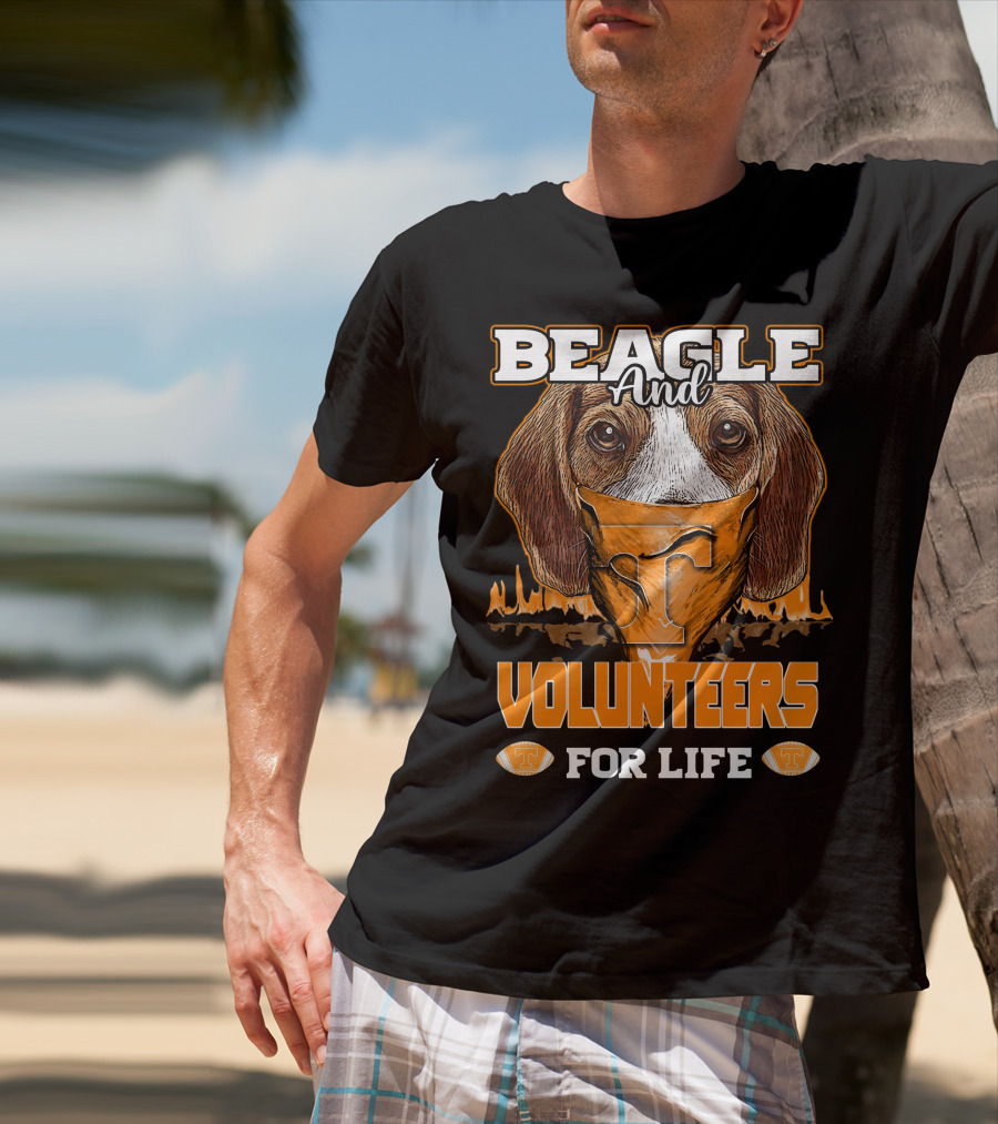 Beagle And Volunteers For Life Tennessee Volunteers T-Shirt