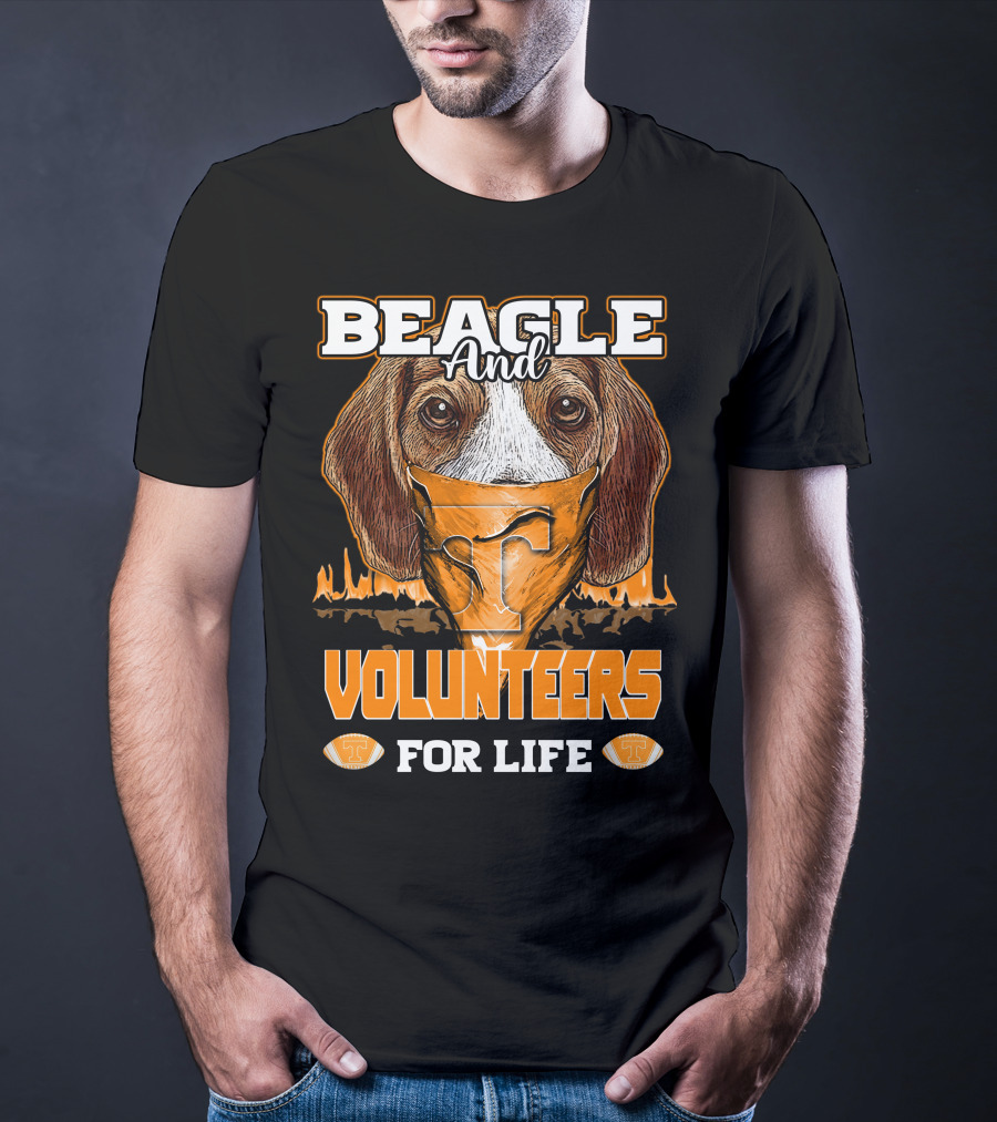 Beagle And Volunteers For Life Tennessee Volunteers T-Shirt