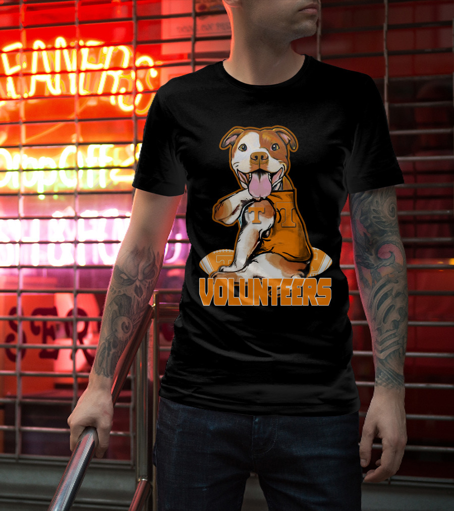 Pittbull Volunteers T-Shirt Tennessee Football T-Shirt