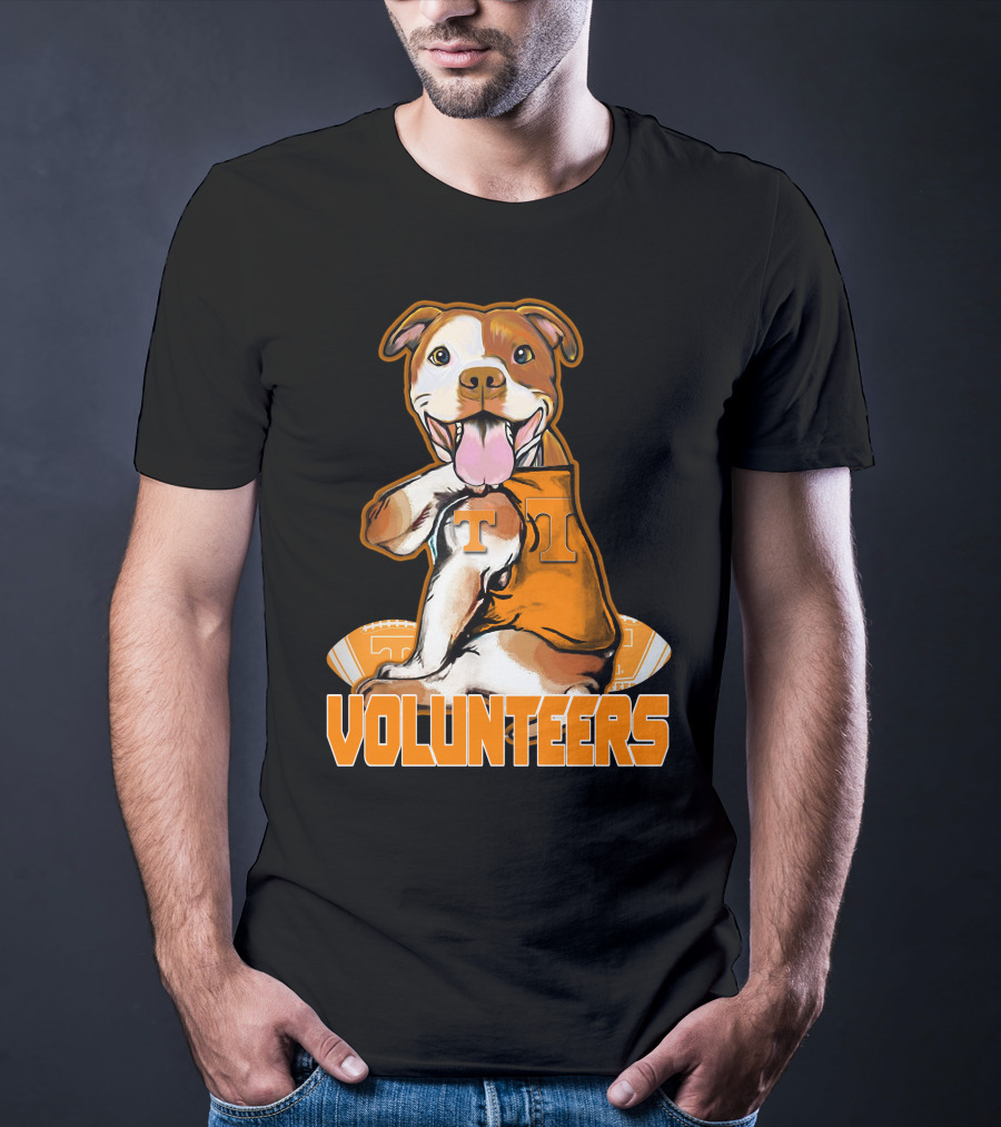 Pittbull Volunteers T-Shirt Tennessee Football T-Shirt