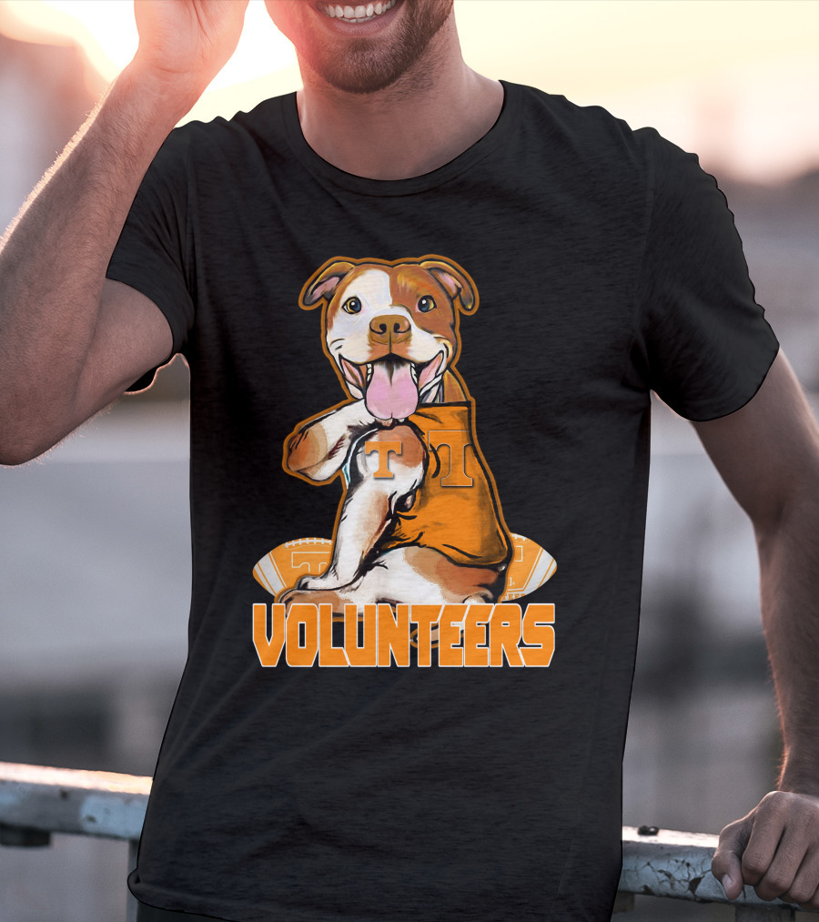 Pittbull Volunteers T-Shirt Tennessee Football T-Shirt