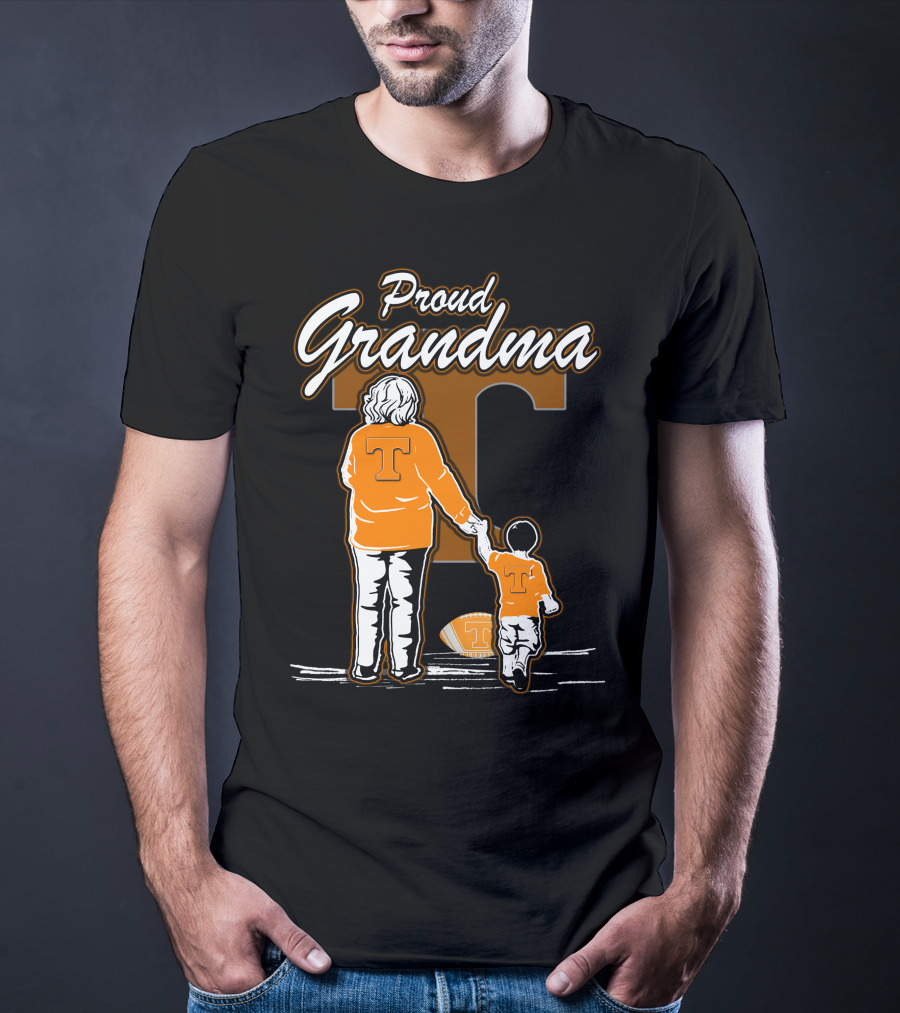 Proud Grandma Tennessee Volunteers Football T-Shirt