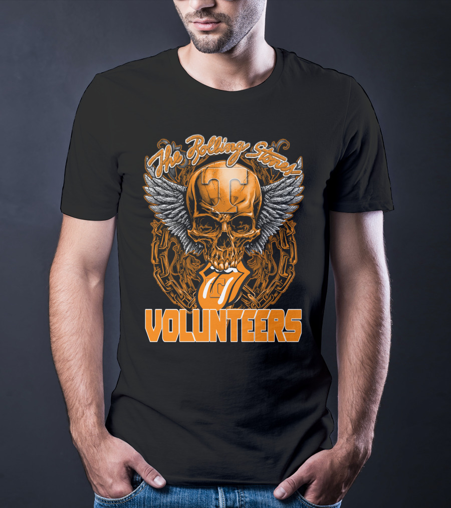 The Rolling Stones Volunteers Skull With Wings And Tennessee T-Shirt