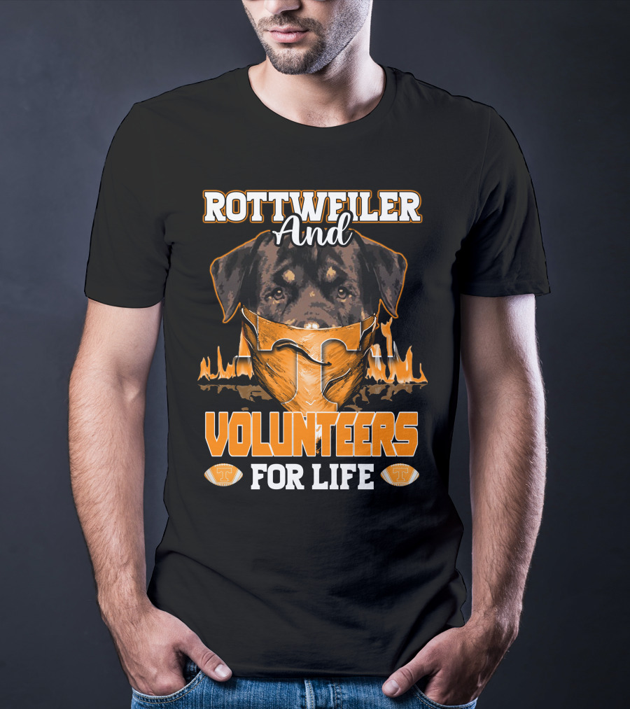Rottweiler And Volunteers For Life Tennessee T-Shirt