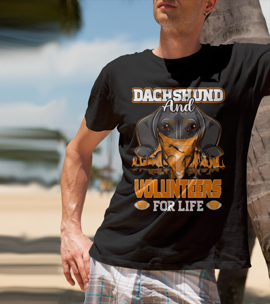 Dachshund And Volunteers For Life Tennessee T T-Shirt