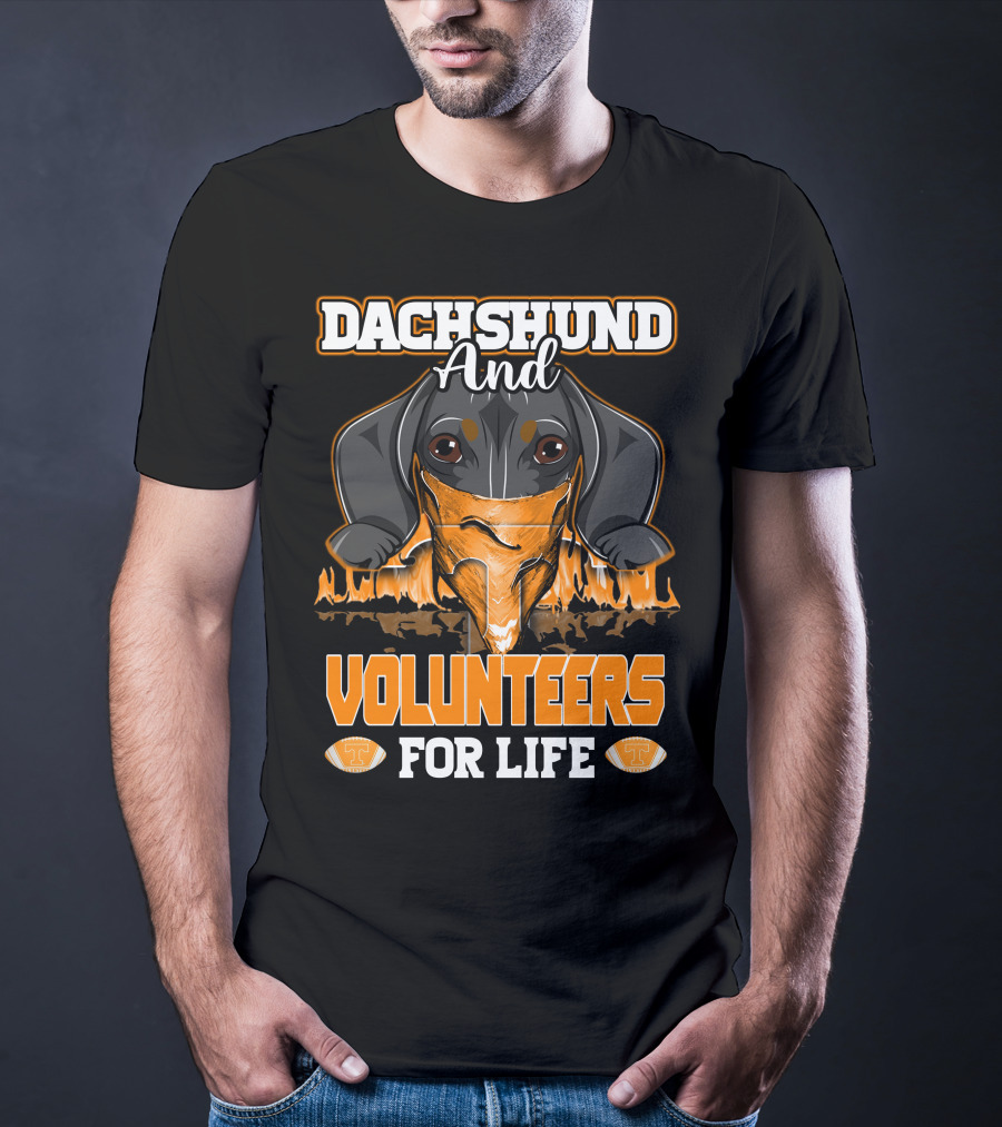 Dachshund And Volunteers For Life Tennessee T T-Shirt