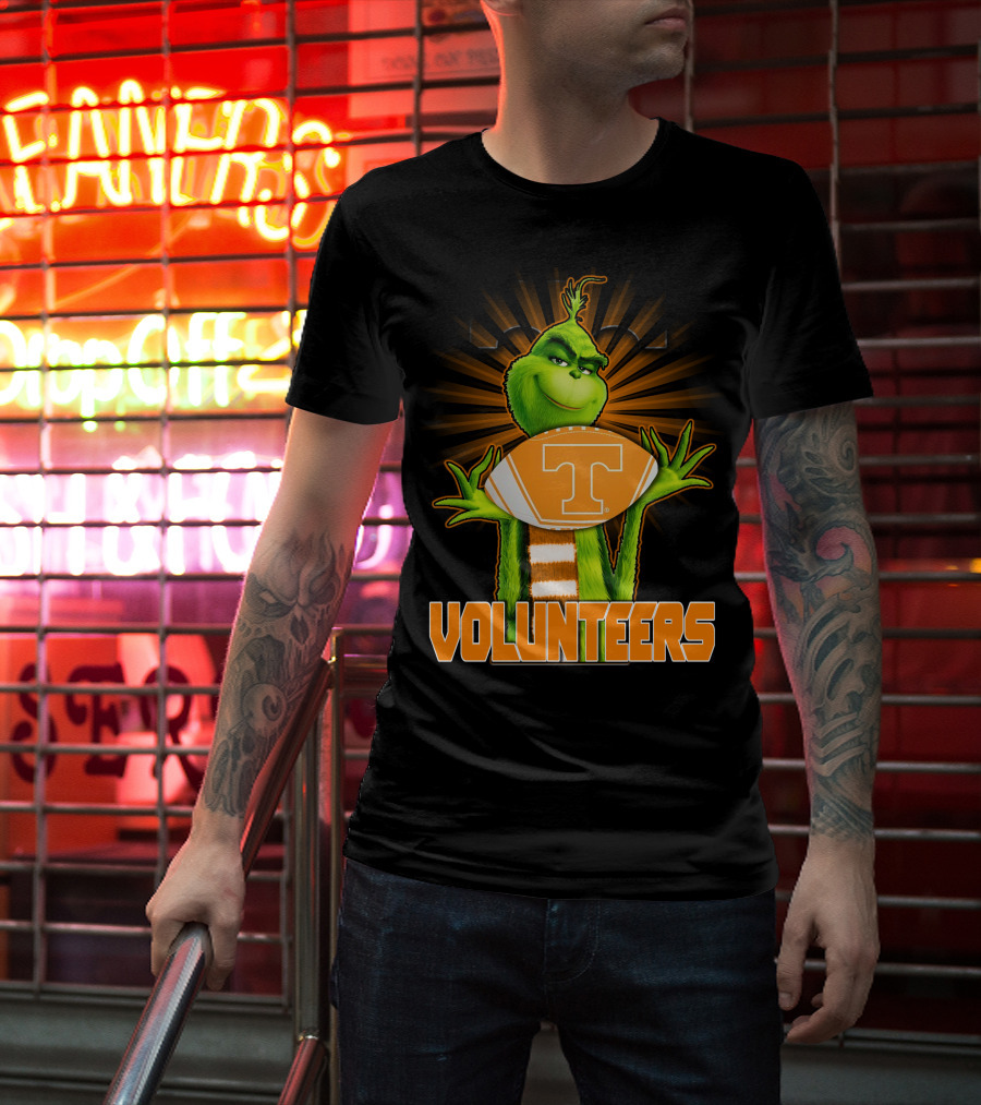 Grinch Volunteers Tennessee Football T T-Shirt